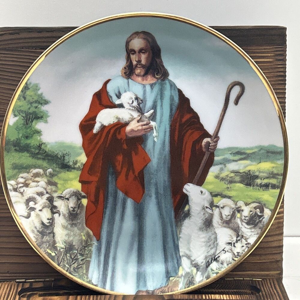The Lord Is MY Shepherd Collectible 8" Plate by Alton S. Tobey